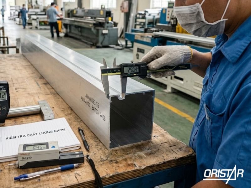 Cách kiểm tra nhôm công nghiệp đạt chuẩn